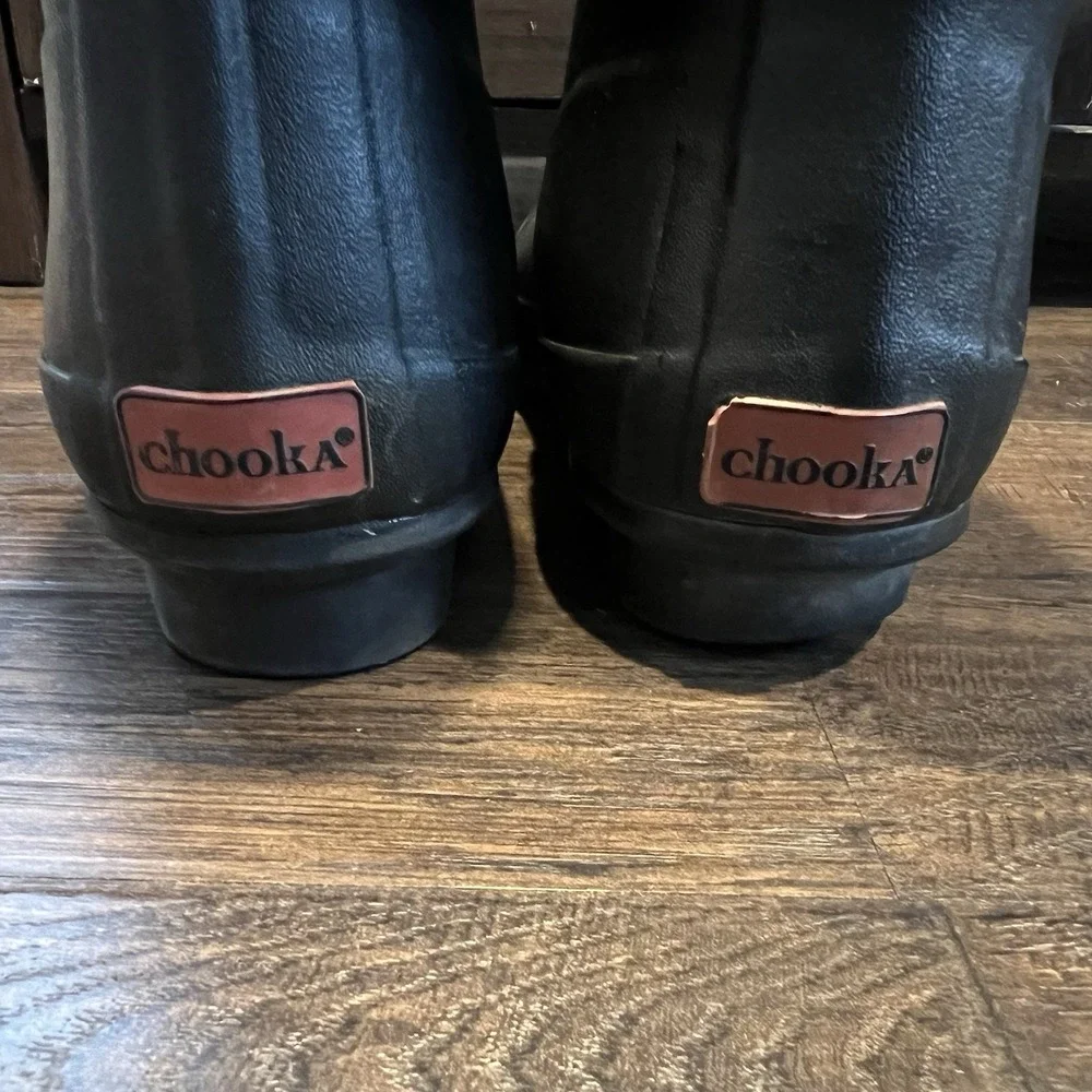 Chooka Women's Classic Mid‎ Cafe Racer, Rain Boots, Size 6 M Rubber Waterproof